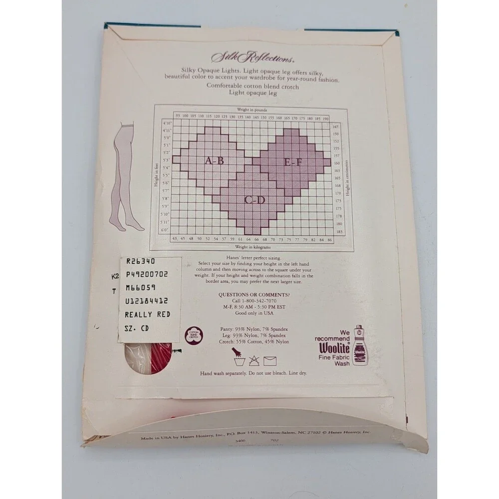 Vintage NOS Pantyhose Lot 3 Unused Hanes Silk Reflections Gloria Vanderbilt